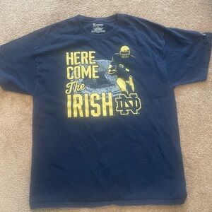 •Navy Blue Notre Dame Tee  •Size-Large •Brand-Champion